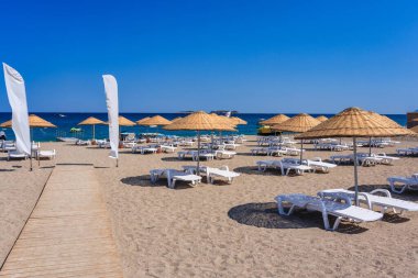 Tekirova yakınlarındaki güzel Türk Rivierası. Kemer, Türkiye