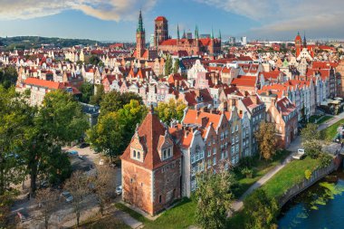 Yazın ana şehir Gdansk, Polonya.