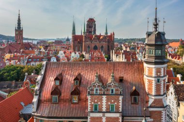 Yazın ana şehir Gdansk, Polonya.