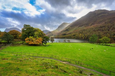 İngiltere, İngiltere 'deki Lake District' in güzel manzaraları