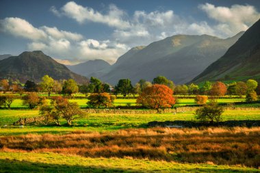 İngiltere, İngiltere 'deki Lake District' in güzel manzaraları