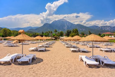 Tekirova yakınlarındaki güzel Türk Rivierası. Kemer, Türkiye