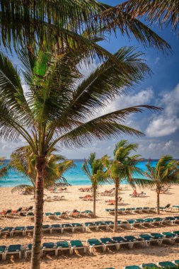 Karayip Denizi Playa del Carmen, Meksika kumsalda