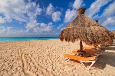 Karayip Denizi Playa del Carmen, Meksika kumsalda