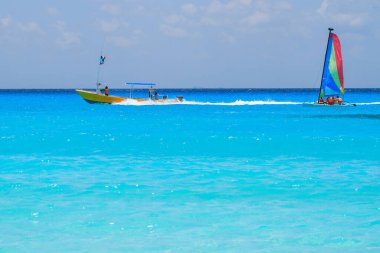 Karayip Denizi Playa del Carmen, Meksika kumsalda