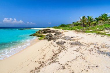 Karayip Denizi Playa del Carmen, Meksika kumsalda