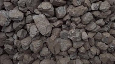 Koyu kömür dokusu, arka plan için doğal siyah kömür.
