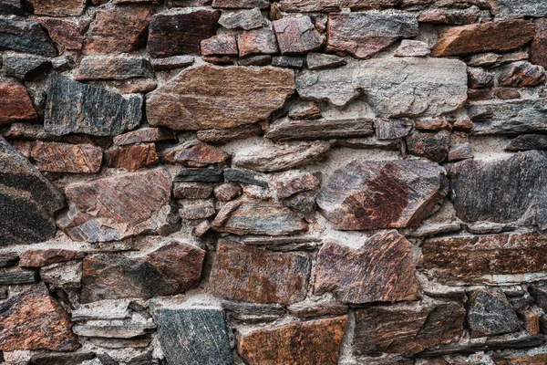 Antiguo Muro Piedra Las Ruinas Del Castillo Textura Antigua Pared —  Fotos de Stock