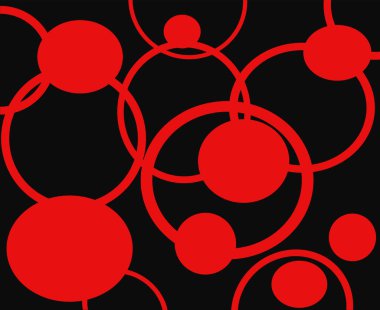 Çemberli ve halkalı arkaplan