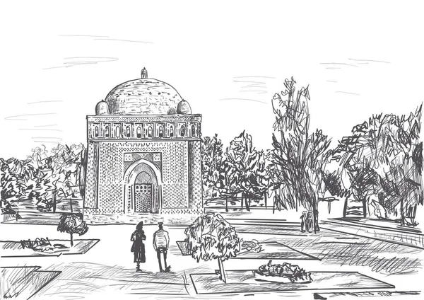 Starożytny Budynek Mieście Bukhara Uzbekistanie — Zdjęcie stockowe