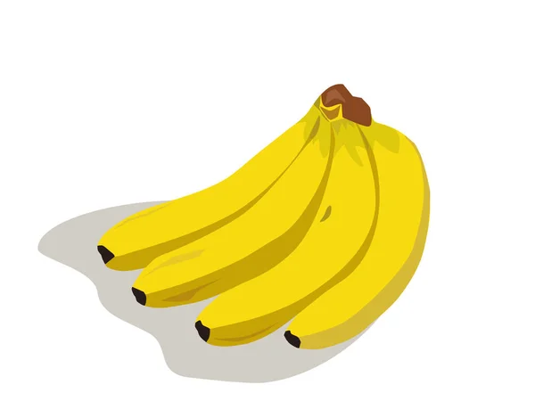 Eine Illustration Sehr Schmackhafter Bananen — Stockvektor