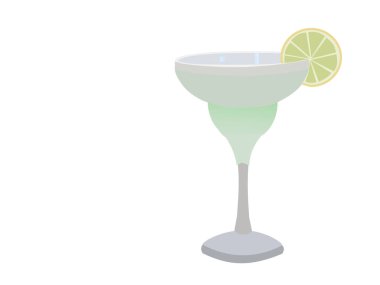 Beyaz limonlu kokteyl.