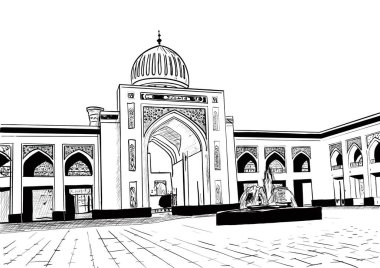   Güneşli bir günde Dushanbe