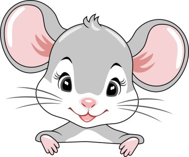 Şirin bir bebek fare.