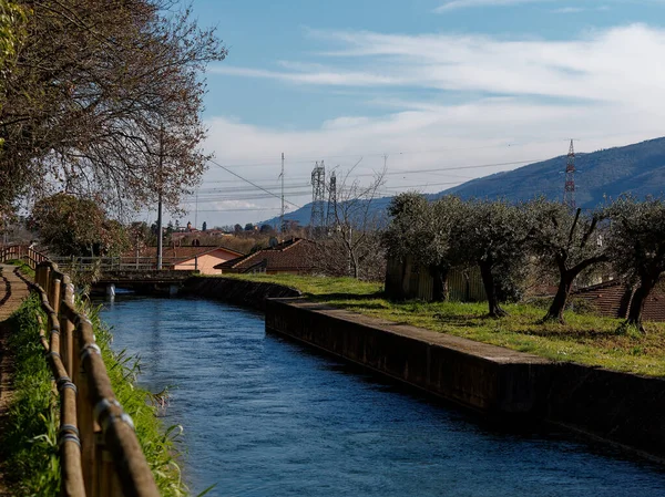 Vision Des Lunense Kanals Spezia Italien — Stockfoto
