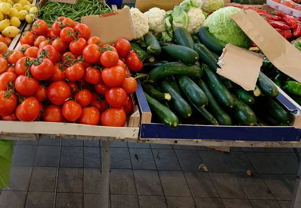 Овощи Итальянском Рынке — стоковое фото