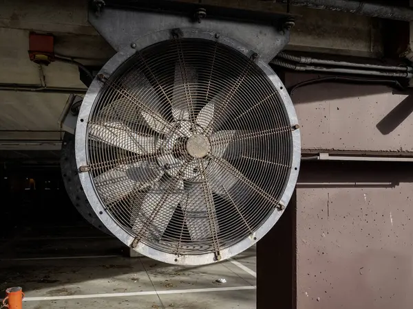 Big industrial Exhaust fan in a factory