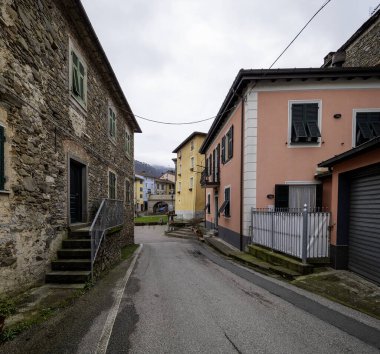 Pignone, la spezia, İtalya Köyü Liguria İtalya 'nın en güzel köylerinden biri olarak değerlendirildi.