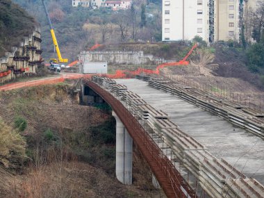 La spezia yakınlarındaki bir köprünün ayrıntıları