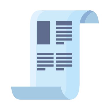 satış makbuzu kağıt belge simgesi