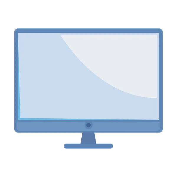 Ícone Dispositivo Tecnologia Computador Desktop — Vetor de Stock