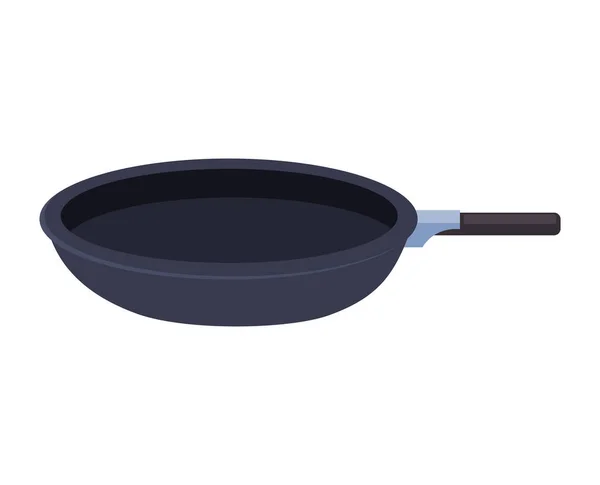 Pan Kitchen Utensil Tool Icon — Stock Vector