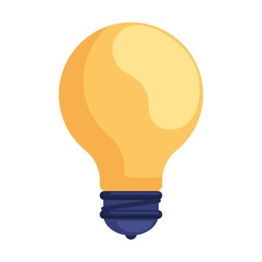 bulb light energy power icon