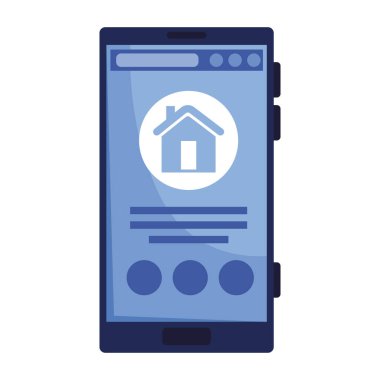 Akıllı Ev uygulaması simgesine sahip akıllı telefon