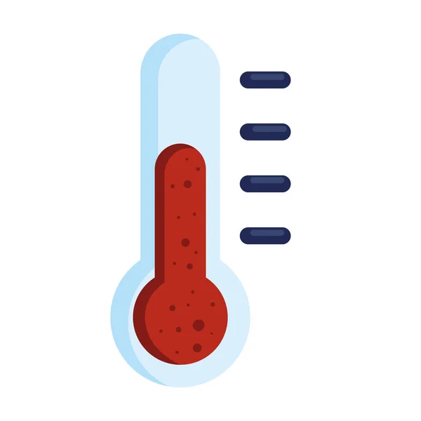 Casa Termómetro Temperatura Medida Icono — Vector de stock