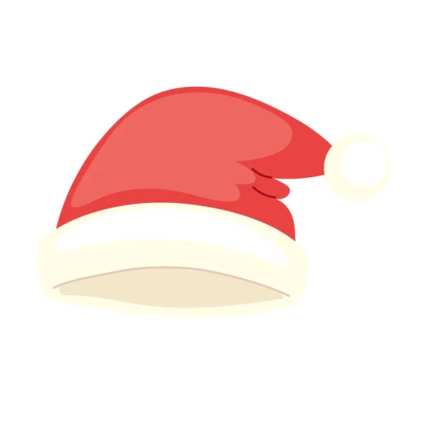 Chirstmas Red Santa Hat Icon — Stock Vector
