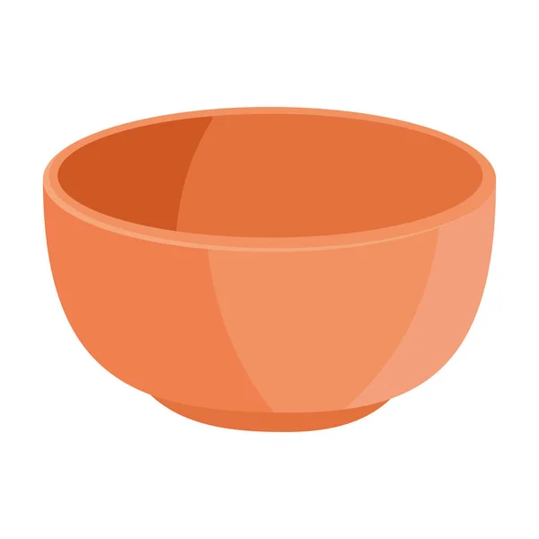 碗厨房用具隔离图标 — 图库矢量图片