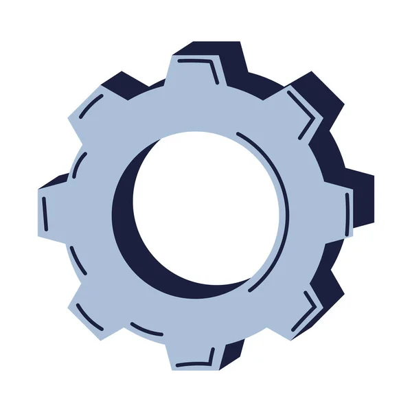 Gear Cog Setting Machine Icon — стоковый вектор