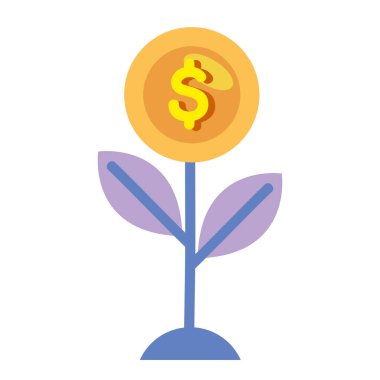 Bozuk para ikonlu bitki