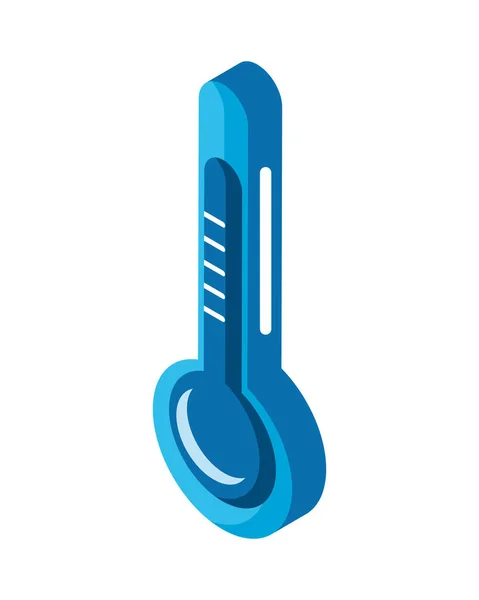 House Thermometer Temperature Measure Icon — Stock Vector