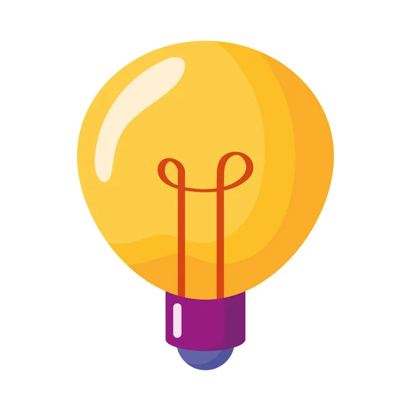 Bulb Light Energy Power Icon — Vetor de Stock