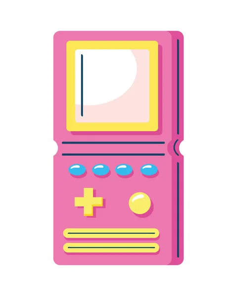 Video Game Portable Retro Style Icon — Stock Vector