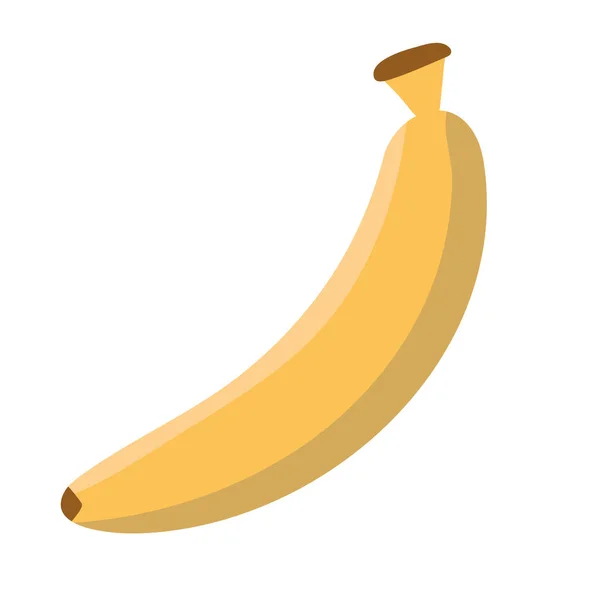 Fruta Banana Fresca Ícone Saudável —  Vetores de Stock