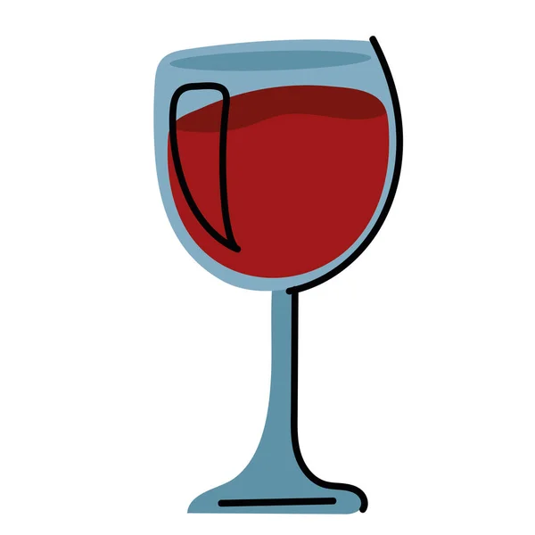 Fresh Wine Cup Drink Icon — ストックベクタ