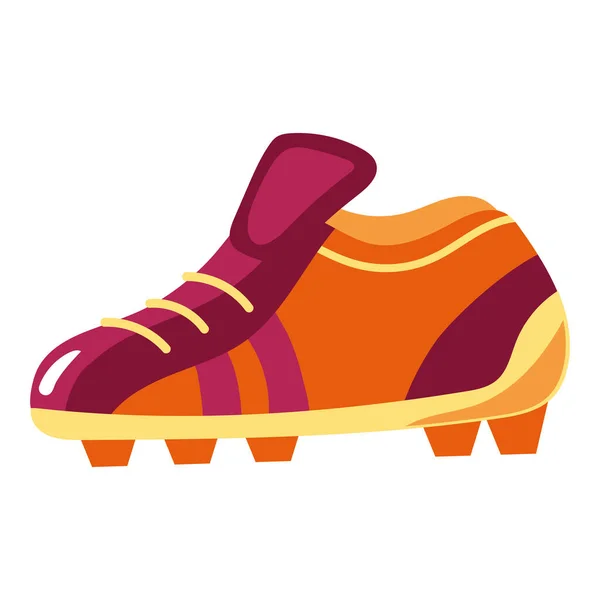 Soccer Sport Obuv Ikona — Stockový vektor