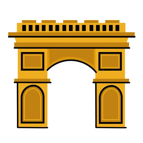 Arc Triomphe France — Image vectorielle