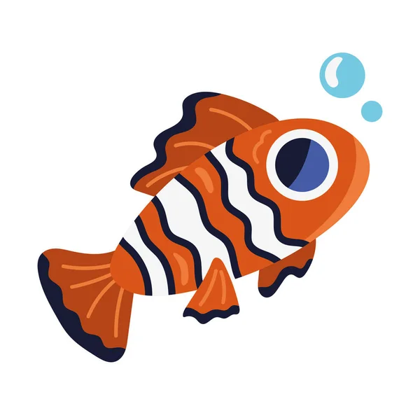 ピエロ魚アザラシの自然アイコン — ストックベクタ
