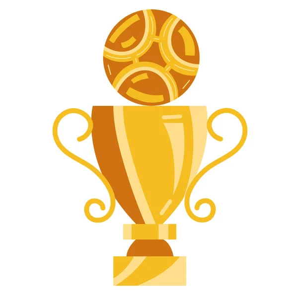 Нагороду Кубок Футболу Футболу — стоковий вектор