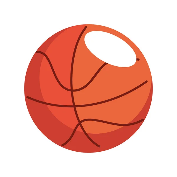 Basketbalové Sportovní Vybavení Ikona — Stockový vektor