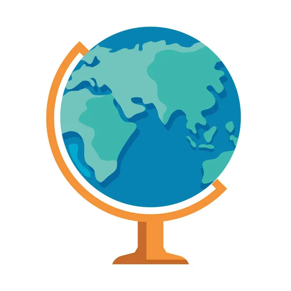 Ícone Fornecimento Mapa Mundo Terra —  Vetores de Stock