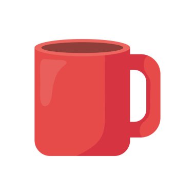 kırmızı kupa simgesinde kahve