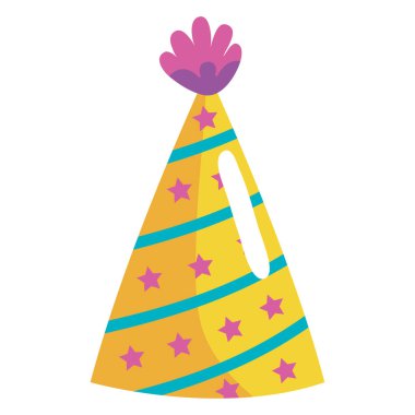 sarı parti şapka aksesuar simgesi