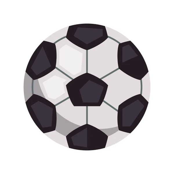 Ballon Football Sportif Icône Équipement — Image vectorielle