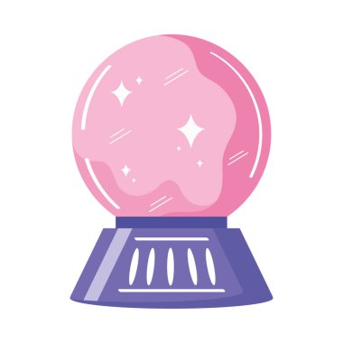 Küre sihirli ozoterik izole simge