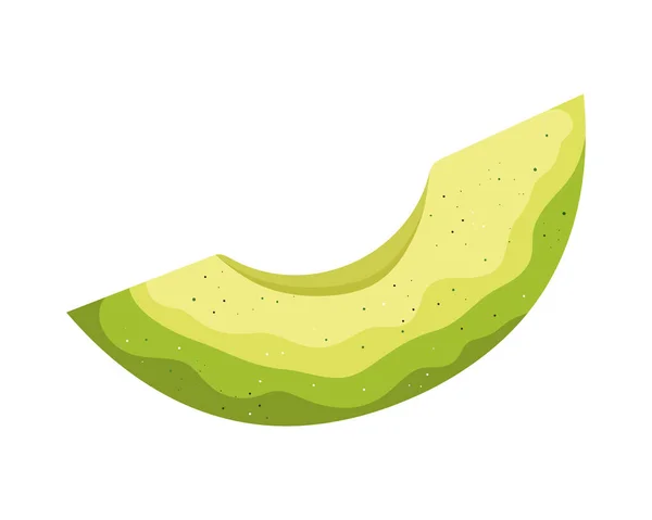 Frische Avocado Portion Pflanzliche Nahrung — Stockvektor