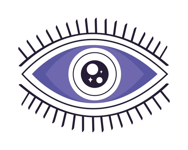 Esoterisches Augensymbol Isoliertes Symbol — Stockvektor